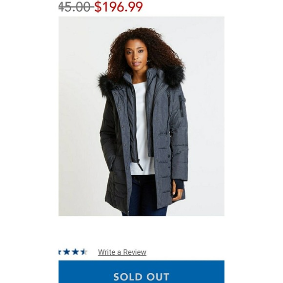 Nautica Hooded  Bib Parka Jacket - Picture 5 of 12